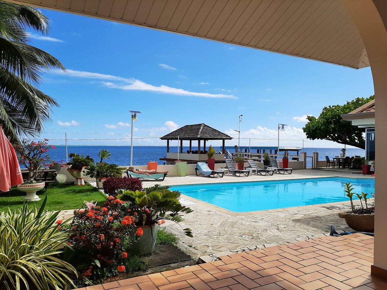 Ganzes Studio, Tahiti - Studio Tiamao Mara Pool View in Papara, Tahiti