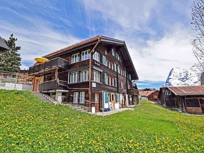 Hütte für 6 Personen, mit Balkon in Mürren