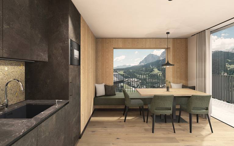 Vacation rental for 6 people, with Balcony and Hot tub as well as Yard and Sauna in Val Gardena