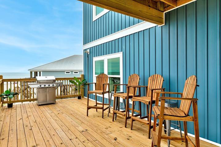 Vacation house for 16 people, with balcony, with pets in Dauphin Island