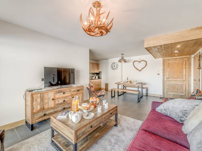 Apartamento entero, Apartamento de lujo para 8 pers., 3 piezas, a pie de pistas, con servicios hoteleros in Tignes, Massif de la Vanoise