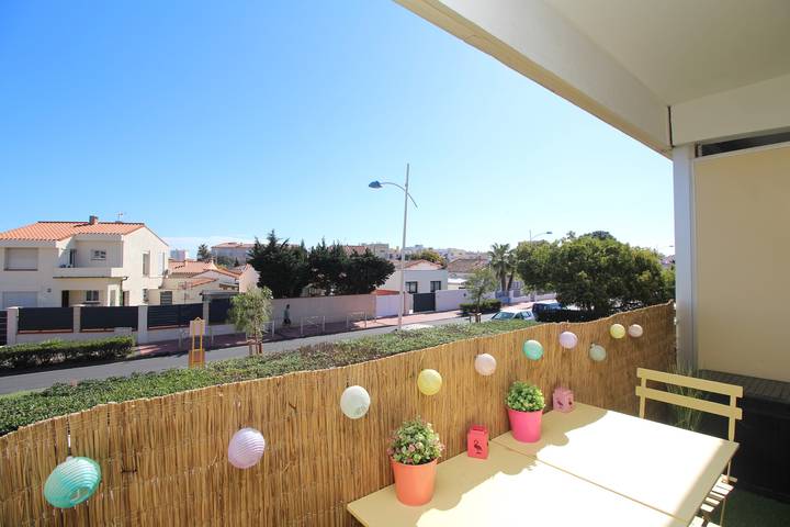 Gîte pour 4 personnes, avec balcon dans Canet-Plage - 2