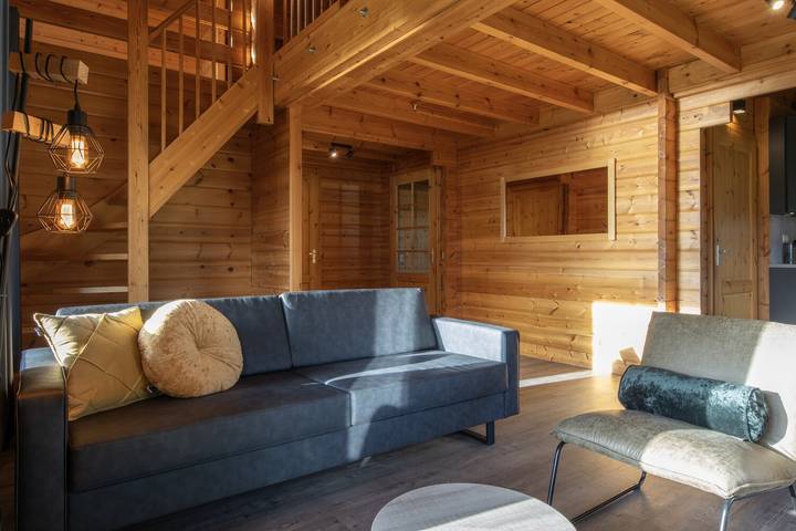 Chalet für 6 Personen, mit Seeblick und Terrasse sowie Sauna und Garten in den Niederlande - 4