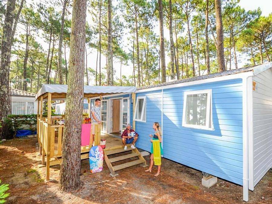Camping Le Vieux Port - Mobilheim 8 personen - Resasol - 4 Schlafzimmer in Messanges, Côte d’Argent