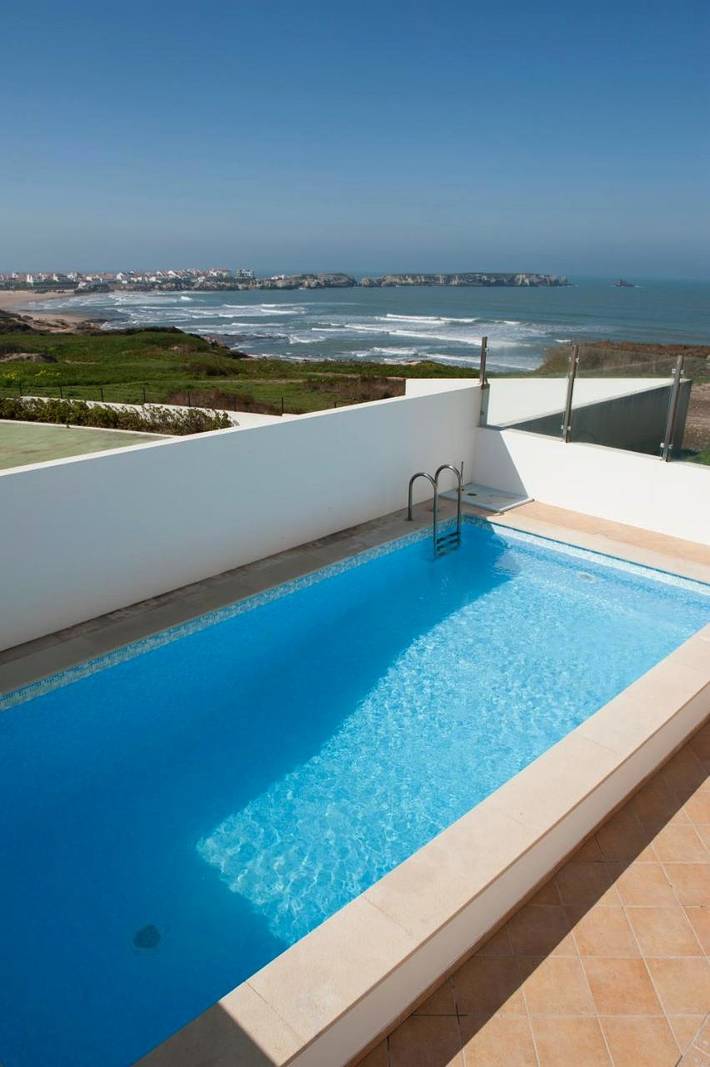 Casa de férias para 10 pessoas, com piscina e varanda e ainda vista em Baleal