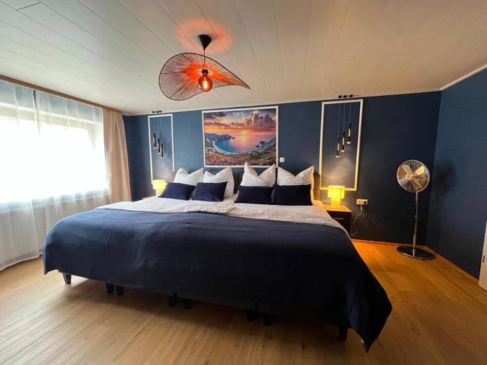 Ferienwohnung für 4 Personen, mit Terrasse und Sauna sowie Ausblick in Colmberg