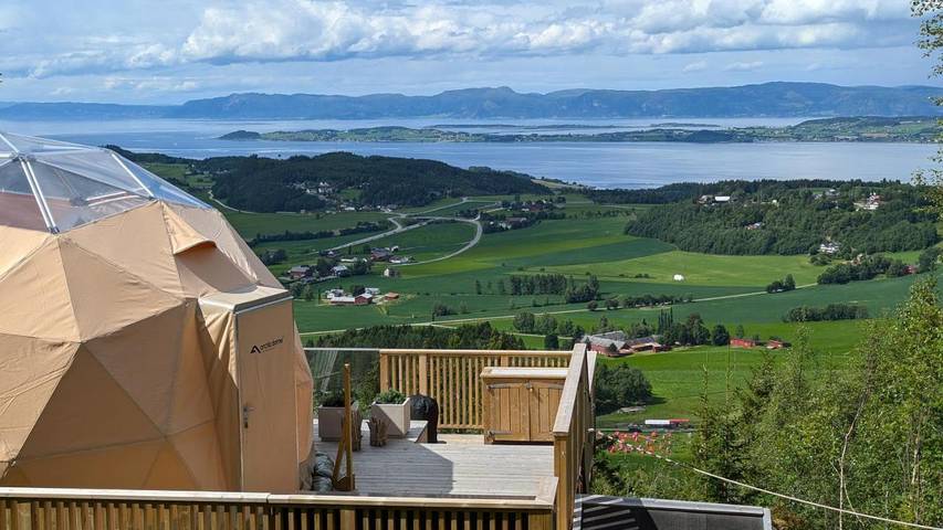 Glamping voor 2 personen, met Terras en Uitzicht in Noorwegen