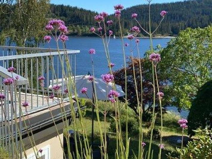 Hütte für 2 Personen, mit Terrasse und Sauna sowie Garten und Seeblick in Schluchsee