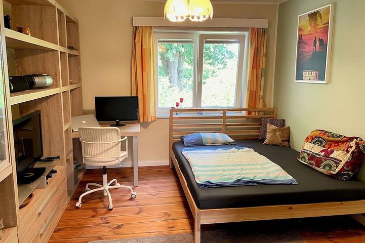 Ferienhaus direkt am See 50m zum Strand mit Garten und Kamin in Warin, Nordwestmecklenburg (Wismar und Umgebung)