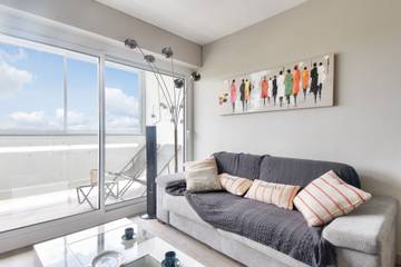 Gîte pour 4 personnes, avec balcon dans Plage des Becs