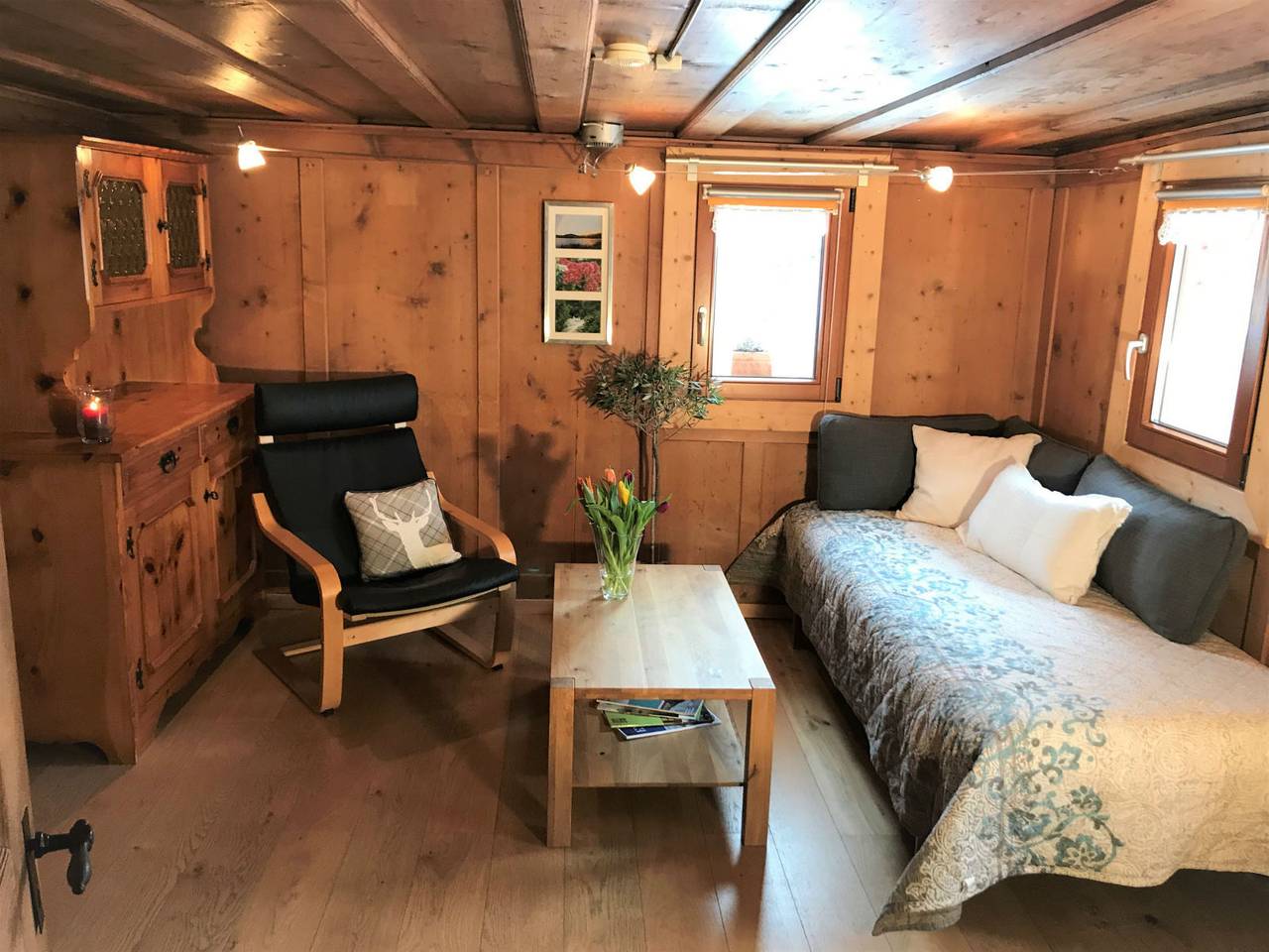 Ganze Ferienwohnung, Ferienwohnung Bio-Hirschfarm, Versam - 3 Zimmer Ferienwohnung für max. 5 Pers. in Versam, Safiental