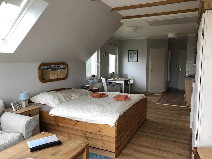 Ferienwohnung für 2 Personen, mit Balkon und Sauna, kinderfreundlich in Sahlenburg - 3