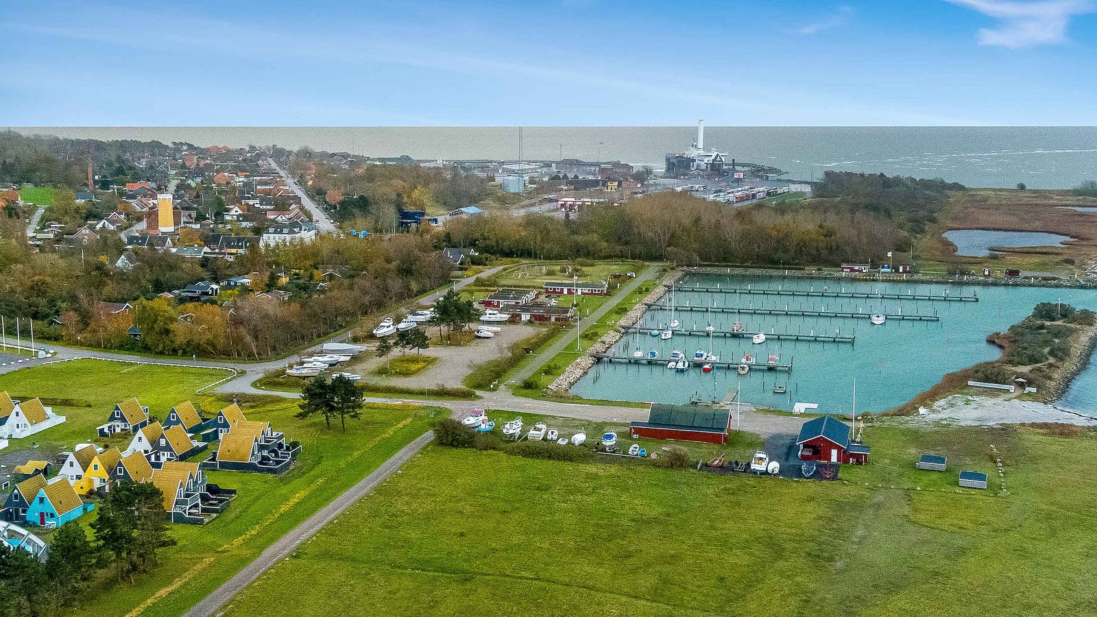 Ganze Wohnung, Familienurlaub mit Meerblick im Gedser Feriepark in Gedser, Schwedische Ostsee