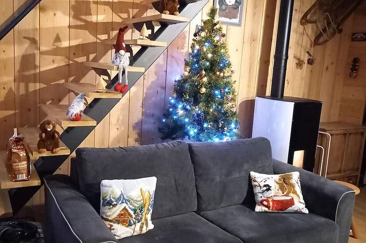 Appartement entier, Appartement dans chalet dans le haut Jura,  Idéal  vacances  en famille . in Lamoura, Parc naturel régional du Haut-Jura