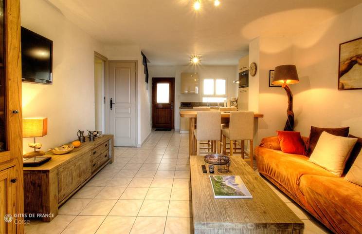 Gîte pour 2 personnes, avec Vue à Venaco