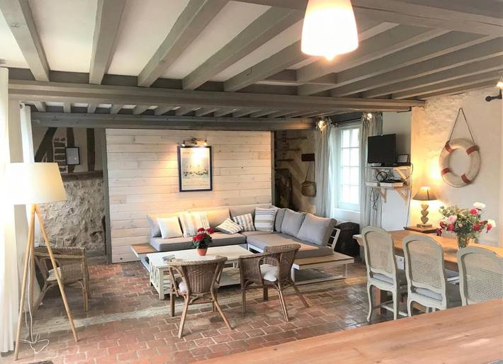 Location de vacances pour 6 personnes, avec terrasse et vue, animaux acceptés à Gonneville-sur-Honfleur - 4