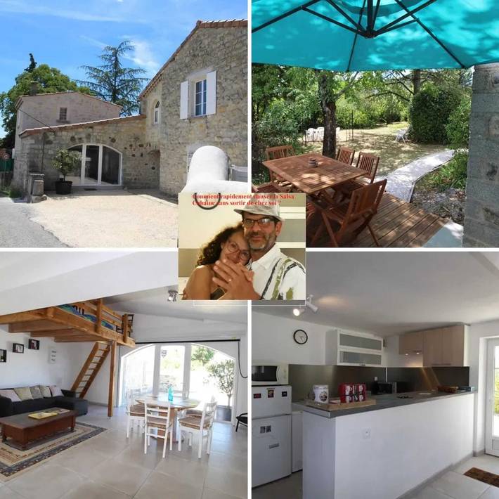 Location de vacances pour 6 personnes, avec balcon et piscine à Villeneuve-de-Berg - 2
