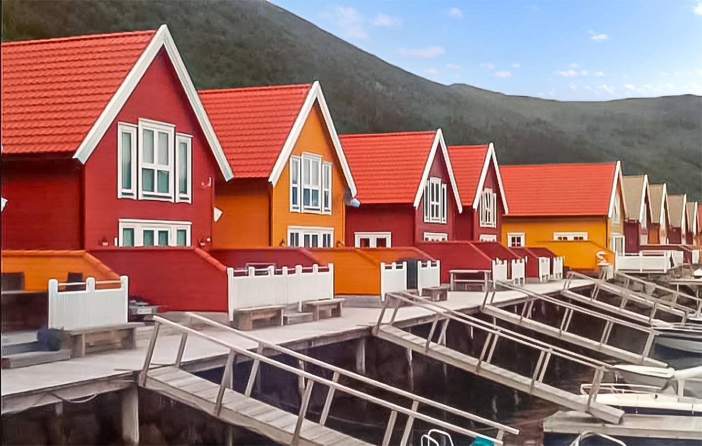 Ferienhaus für 4 Personen mit Terrasse in Gursken, Sande (Norwegen)
