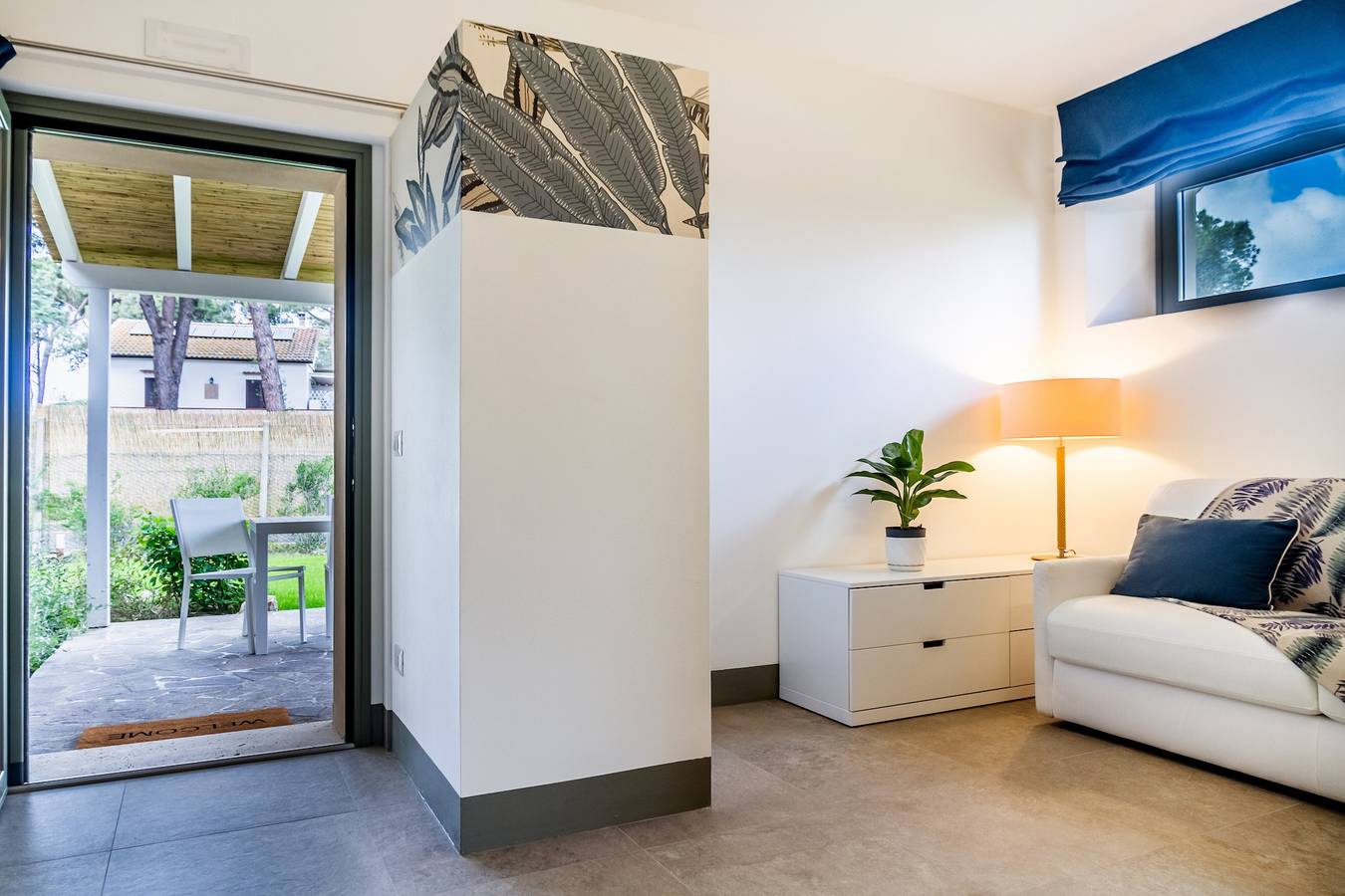 Ganze Wohnung, 'Casale Lorenzo - Appartement 1' mit privater Terrasse, Gemeinschaftsgarten und Klimaanlage in Orbetello, Grosseto Provinz