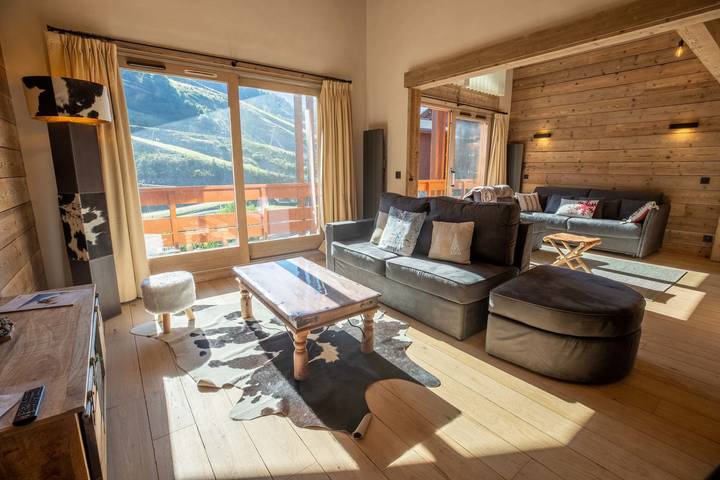 Appartement de vacances pour 8 personnes, avec balcon et sauna