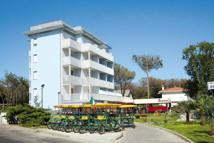 Studio for 3 personer, med Balkon og Have i Bibione