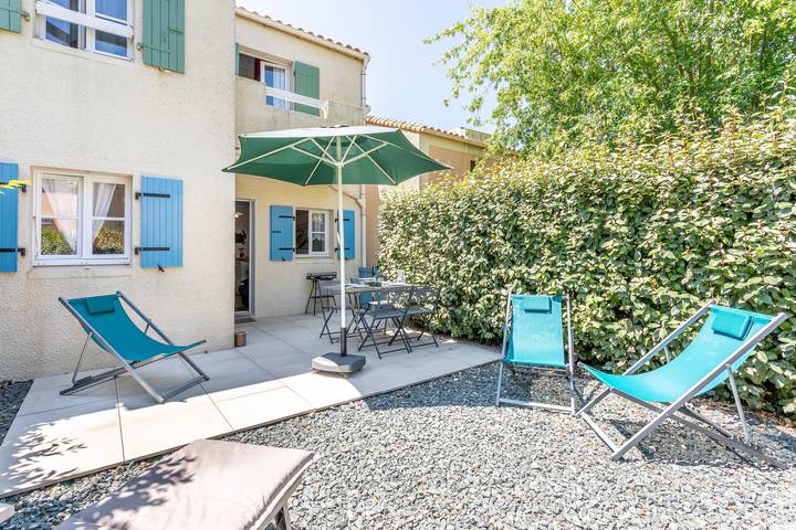 Appartement de vacances pour 4 personnes, avec Jardin