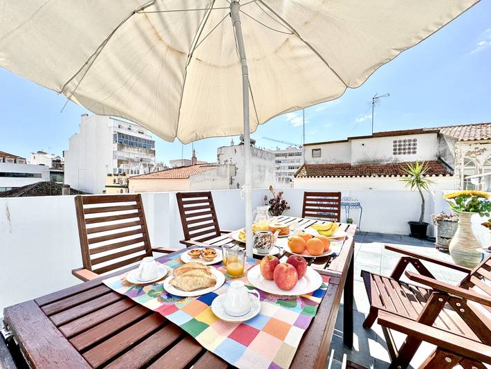 Casa de férias para 4 pessoas, com terraço e sauna em Portimão