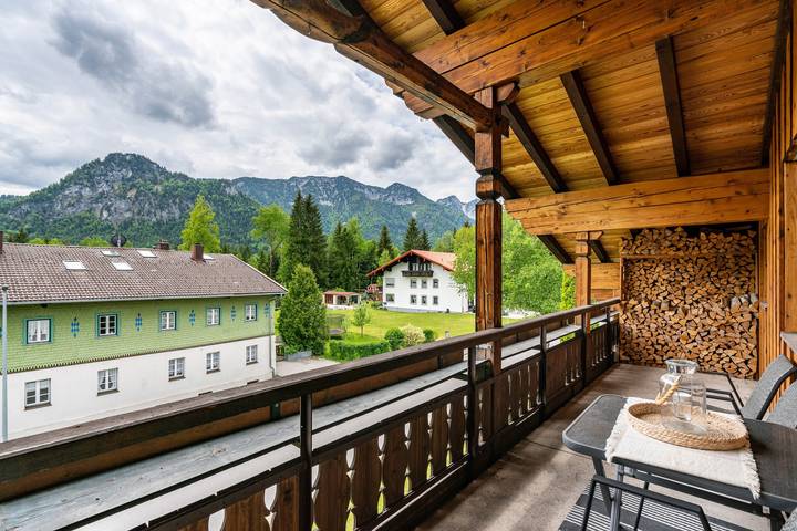 Ferienwohnung für 6 Personen, mit Balkon im Chiemgau