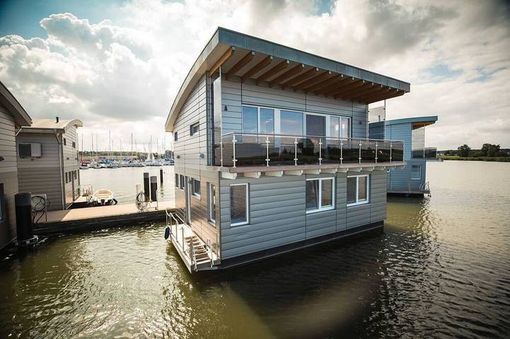 Hausboot für 8 Personen, mit Balkon und Sauna am Greifswalder Bodden - 4