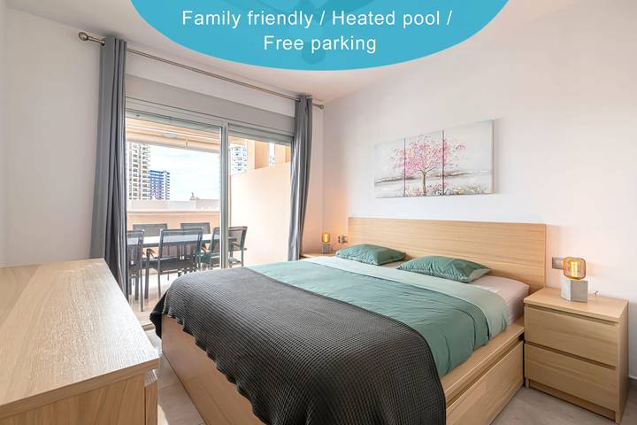 Apartamento para 6 personas, con terraza y piscina en Playa Paraíso