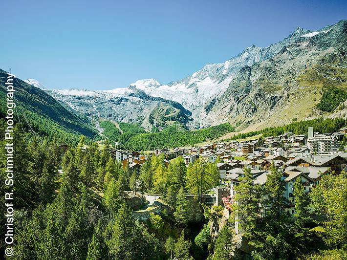 Ferienwohnung für 6 Personen, mit Balkon und Ausblick, mit Haustier in Saas-Grund - 2