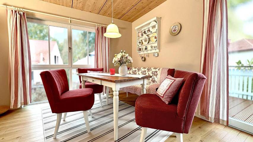 Ferienwohnung für 2 Personen, mit Terrasse und Garten sowie Seeblick und Ausblick in Werder - 3