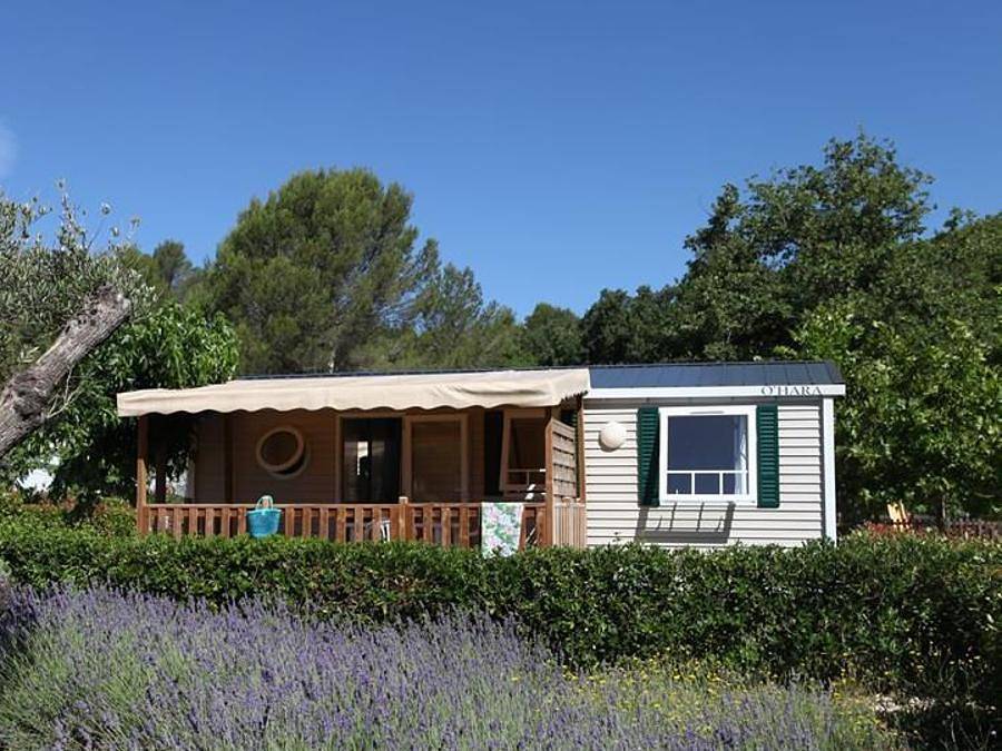 Flower Camping Domaine Villa Verde - Mobile home 6 persons - Blimouses 3 bedrooms air-conditioned in Callas, Draguignan region