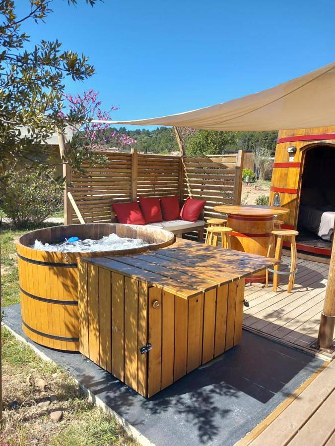 Location de vacances pour 4 personnes, avec jacuzzi et piscine ainsi que jardin et terrasse à Bize-Minervois - 2