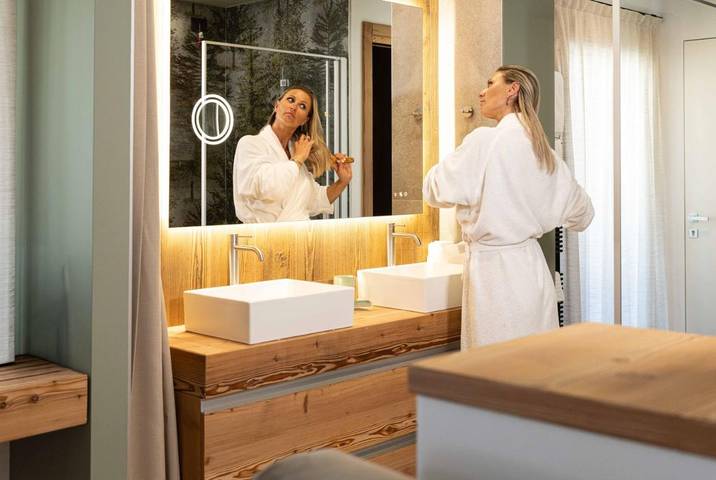 Hôtel pour 3 personnes, avec sauna et jardin ainsi que vue et bassin pour enfant, animaux acceptés à Transacqua - 3