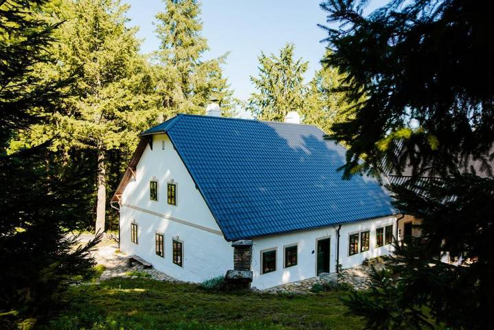 Wiejski domek dla 4 osób, z widok i ogród oraz sauna, zwierzęta dozwolone w Morawy