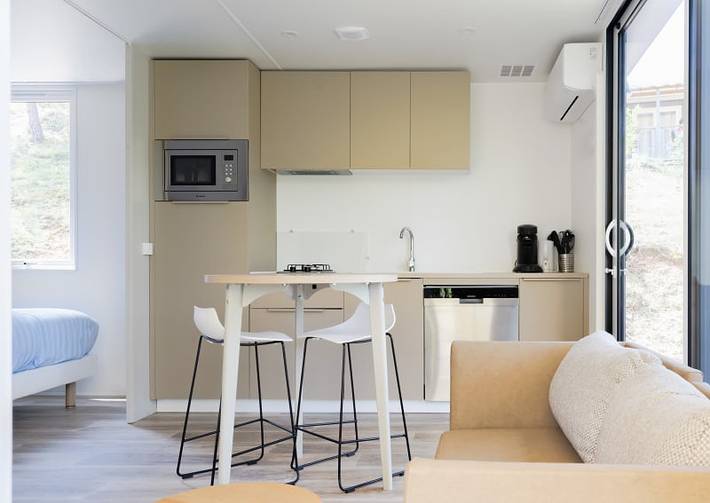 Camping für 2 Personen, mit Terrasse und Balkon/Terrasse sowie Sauna in Midi-Pyrenäen - 3