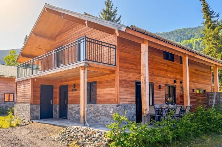 Chalet für 6 Personen, mit Garten und Sauna, mit Haustier