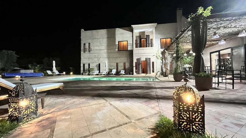 Villa pour 20 personnes, avec piscine et terrasse au Maroc - 2