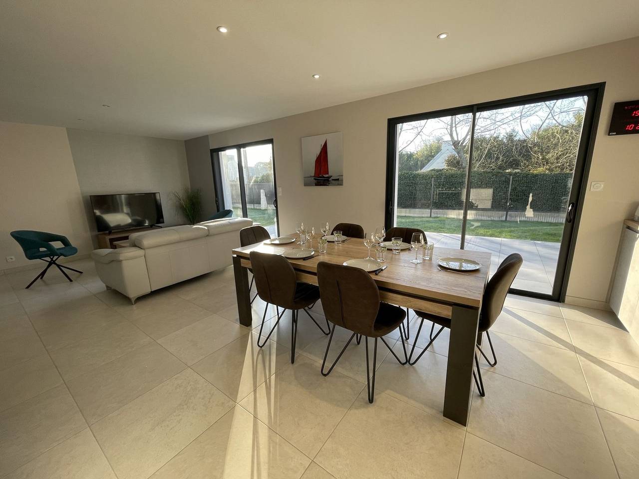 Modernes Haus, nahe Strand, barrierefrei, haustierfreundlich in Penvins, Sarzeau