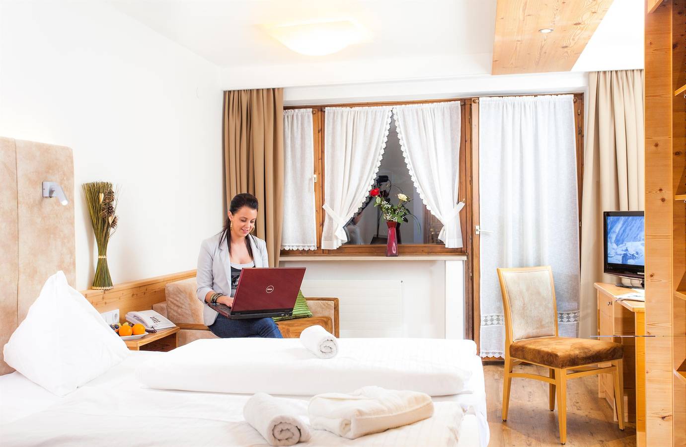 Doppelzimmer Enzian mit Balkon in Kaprun, Pinzgau