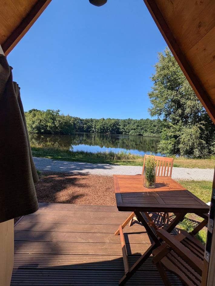 Ferienwohnung für 2 Personen, mit Balkon und Terrasse sowie Garten und Seeblick im Emsland - 4