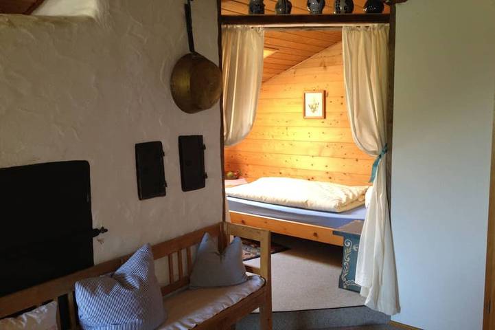 Bauernhof für 2 Personen, mit Balkon und Garten sowie Sauna