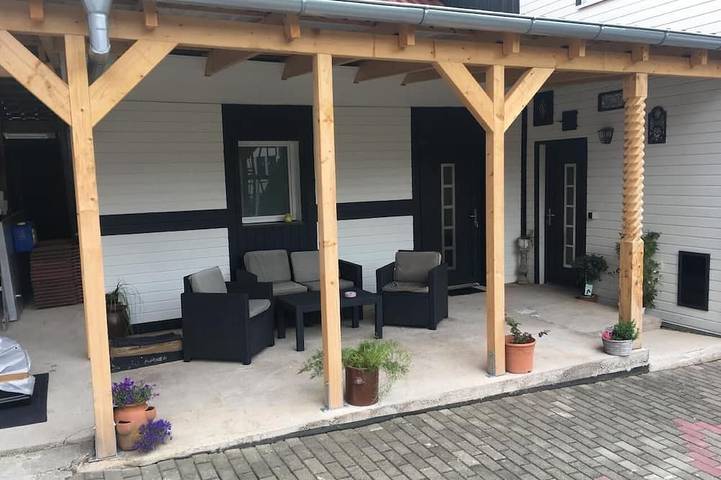 Ferienwohnung für 4 Personen, mit Garten in Frankenroda