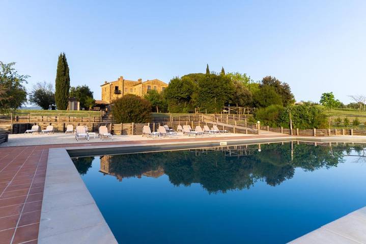 Hotel für 2 Personen, mit Terrasse und Garten sowie Pool in Roccalbegna - 4