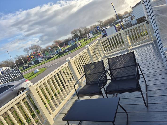 Caravan for 8 people, with Garden in Somerset