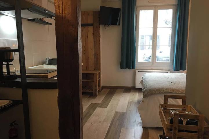 Ganze Wohnung, Studio Apartment - Downtown Saint-Aignan - 5 minutes from Beauval Zoo in Saint-Aignan, Romorantin-Lanthenay und Umgebung