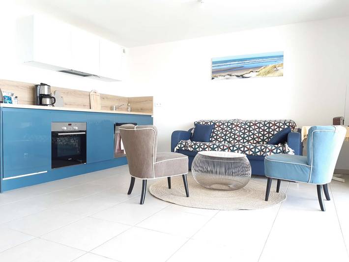 Appartement de vacances pour 5 personnes, avec Balcon ainsi que Balcon/Terrasse et Terrasse
