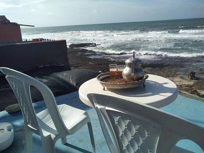 Gîte pour 2 personnes, avec terrasse et vue, animaux acceptés dans Tnine Aglou