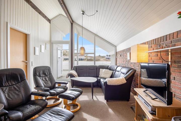 Ferienhaus mit Meerblick für 5 Personen, mit Balkon/Terrasse und Terrasse am Ringkøbing Fjord - 4
